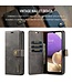 Grijs Splitleer Bookcase Hoesje voor de Samsung Galaxy A33
