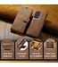 Bruin Splitleer Bookcase Hoesje voor de Samsung Galaxy A33