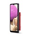 Rood 2-in-1 Pasjeshouder Hoesje voor de Samsung Galaxy A33