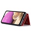 Rood 2-in-1 Pasjeshouder Hoesje voor de Samsung Galaxy A33