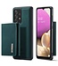 Donkergroen 2-in-1 Pasjeshouder Hoesje voor de Samsung Galaxy A33