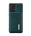 Donkergroen 2-in-1 Pasjeshouder Hoesje voor de Samsung Galaxy A33