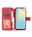 Azns Rood Bookcase Hoesje voor de Samsung Galaxy A33