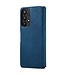 Blauw Retro Bookcase Hoesje voor de Samsung Galaxy A33