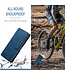 Blauw Retro Bookcase Hoesje voor de Samsung Galaxy A33