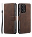 Koffiebruin Retro Bookcase Hoesje voor de Samsung Galaxy A33
