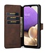 Koffiebruin Retro Bookcase Hoesje voor de Samsung Galaxy A33