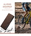 Koffiebruin Retro Bookcase Hoesje voor de Samsung Galaxy A33