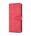 Azns Rood Mat Bookcase Hoesje voor de Samsung Galaxy A33