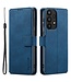 Blauw Retro Bookcase Hoesje voor de Samsung Galaxy A33