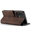 Koffiebruin Retro Bookcase Hoesje voor de Samsung Galaxy A33