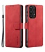 Rood Retro Bookcase Hoesje voor de Samsung Galaxy A33