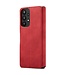 Rood Retro Bookcase Hoesje voor de Samsung Galaxy A33