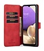 Rood Retro Bookcase Hoesje voor de Samsung Galaxy A33