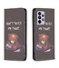 Don't Touch My Phone Bookcase Hoesje voor de Samsung Galaxy A33