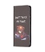 Don't Touch My Phone Bookcase Hoesje voor de Samsung Galaxy A33