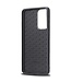 Zwart Elegant Faux Leder Hoesje voor de Samsung Galaxy A33