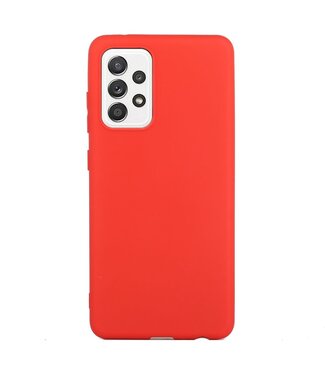 Rood Effen TPU Hoesje Samsung Galaxy A33