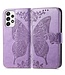 Lichtpaars Vlinder Bookcase Hoesje voor de Samsung Galaxy A33