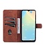 Azns Bruin Elegant Bookcase Hoesje voor de Samsung Galaxy A33