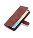 Azns Bruin Elegant Bookcase Hoesje voor de Samsung Galaxy A33