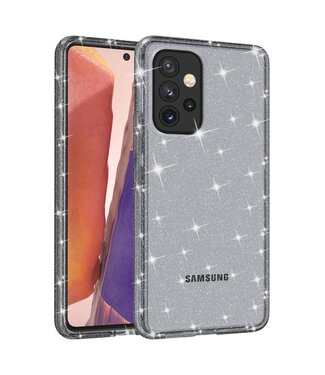 Grijs Glitter Hybride Hoesje Samsung Galaxy A33