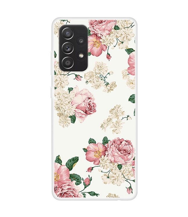 Bloemen Design TPU Hoesje voor de Samsung Galaxy A33