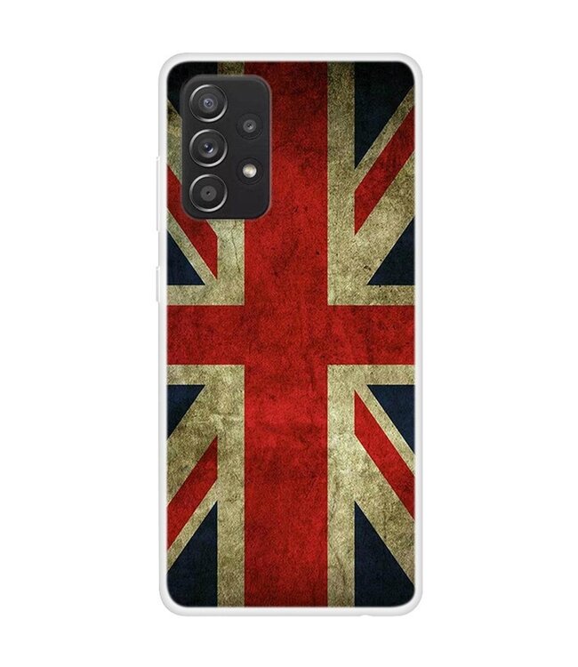 Britse Vlag TPU Hoesje voor de Samsung Galaxy A33