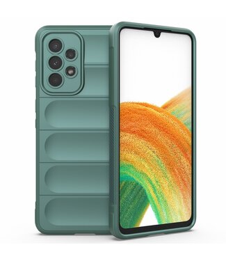 Groen Modern TPU Hoesje Samsung Galaxy A33