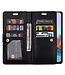 Zwart Bookcase Hoesje met Rits voor de Samsung Galaxy A33