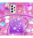 Roze / Paars Glitter TPU Hoesje voor de Samsung Galaxy A33