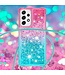 Roze / Turquoise Glitter TPU Hoesje voor de Samsung Galaxy A33