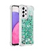 Groen Glitter TPU Hoesje voor de Samsung Galaxy A33