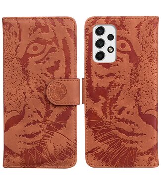 Bruin Tijger Bookcase Hoesje Samsung Galaxy A33