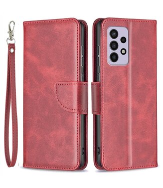 Rood Bookcase Hoesje Samsung Galaxy A33