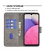 Binfen Color Grijs Krokodillen Bookcase Hoesje voor de Samsung Galaxy A33