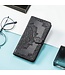 Zwart Mandala Bookcase Hoesje voor de Samsung Galaxy A33