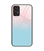 Roze / Blauw Gradient Hybride Hoesje voor de Samsung Galaxy A33