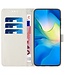 Blauw Marmer Bookcase Hoesje voor de Samsung Galaxy A33