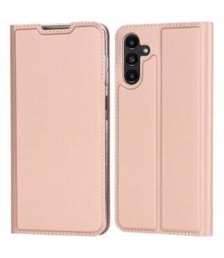 Rosegoud Slim Bookcase Hoesje Samsung Galaxy A13 (5G) / A04s