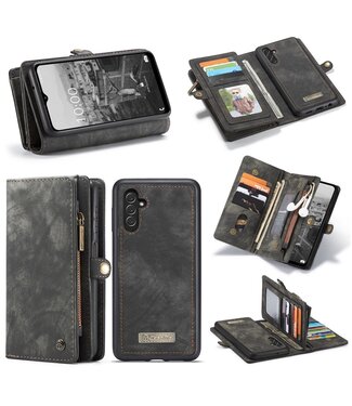 CaseMe Zwart 2-in-1 Bookcase Hoesje Samsung Galaxy A13 (5G) / A04s