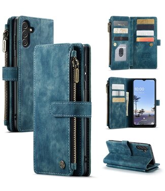 CaseMe Blauw Portemonnee Bookcase Hoesje Samsung Galaxy A13 (5G) / A04s