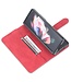 Azns Rood Bookcase Hoesje voor de Samsung Galaxy Z Fold 4