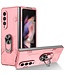 Roze Ringstand Hybride Hoesje voor de Samsung Galaxy Z Fold 4