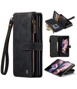 CaseMe Zwart Portemonnee Hoesje Samsung Galaxy Z Fold 4