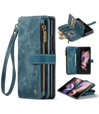 CaseMe Blauw Portemonnee Hoesje Samsung Galaxy Z Fold 4