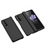 Zwart Skintouch Hardcase Hoesje voor de Samsung Galaxy Z Fold 4