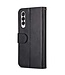 Zwart Bookcase Hoesje voor de Samsung Galaxy Z Fold 4