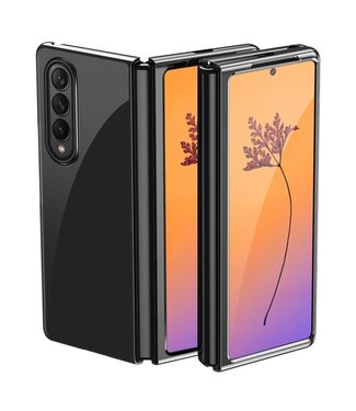 Zwart Backcover Hoesje Samsung Galaxy Z Fold 4