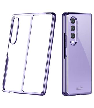 Paars Backcover Hoesje Samsung Galaxy Z Fold 4